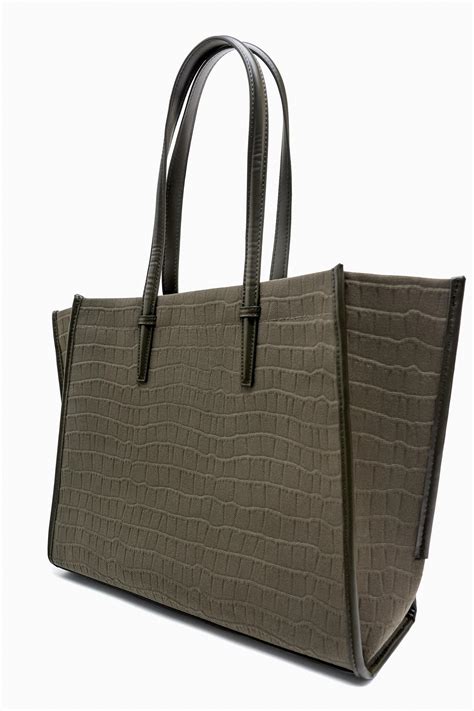 crocodile skin bags lv|zara mock croc tote bag.